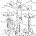 Desenhos - Jesus Crucificado - Colorir e pintar