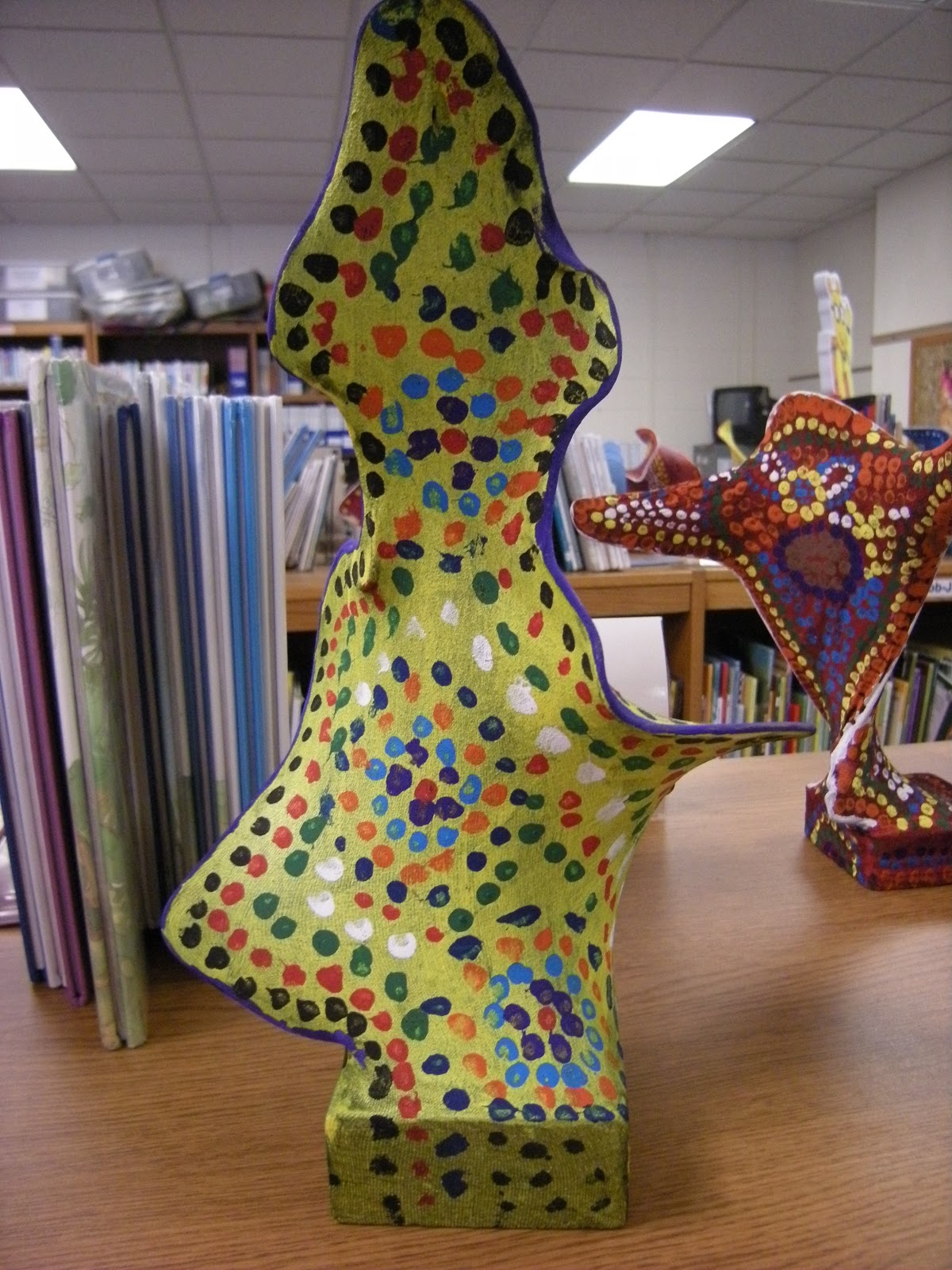 WHAT'S HAPPENING IN THE ART ROOM?? 5th Grade Aboriginal Sculptures