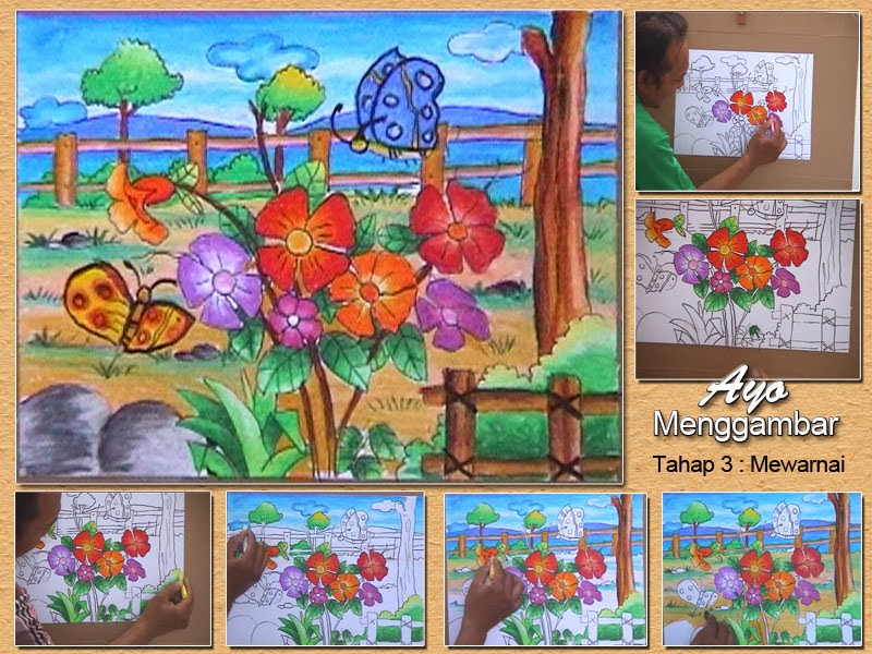 Untuk Melihat Lebih Jelasnya Proses Menggambar Adik Adik Dianjurkan Memiliki Dvd Proses Menggambar Bunga Yang Di Produksi Oleh Sanggar Lukis Kumeli