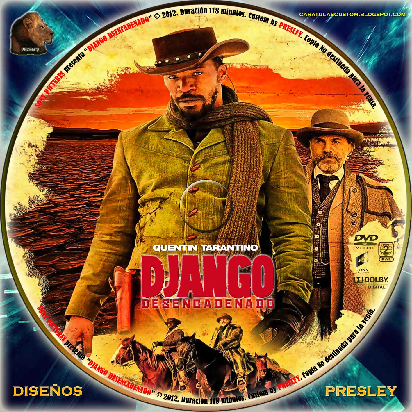 CARATULAS CUSTON: GALLETA DJANGO DESENCADENADO