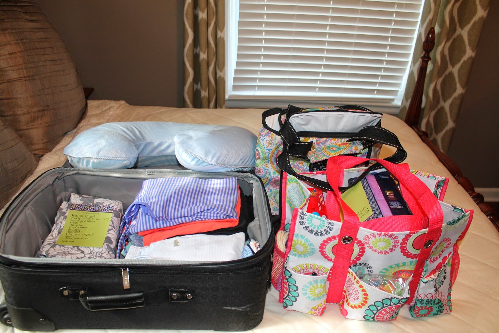 Notes from the Nelsens What's in our hospital bags...