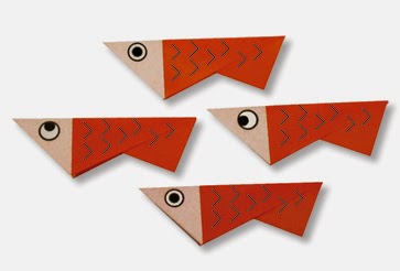 Hướng dẫn cách gấp con Cá Cơm bằng giấy đơn giản - Xếp hình Origami với Video clip Hướng dẫn cách gấp con Cá Cơm bằng giấy đơn giản - Xếp hình Origami với Video clip
