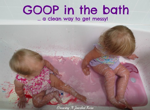 Goop sensory play fun