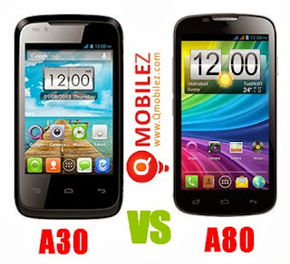 Qmobile A30 Vs A80 Qmobile A30 Vs A80