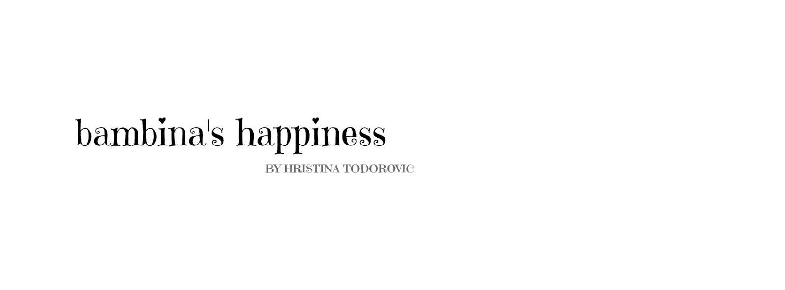 bambina's happiness