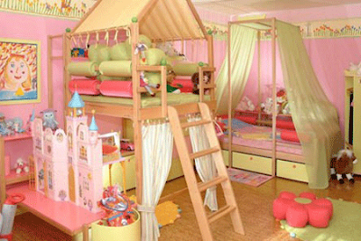 girls room toddler bedroom playroom decor design
