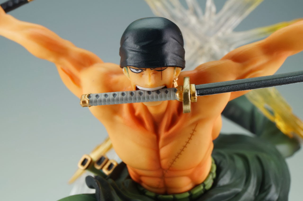 Neutron Jammer: New Release Photo Review: Figuarts ZERO - Roronoa Zoro (Rengoku  Onigiri - Battle ver.)