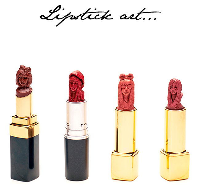 Must See Sculptures from lipstick Emily Jane Johnston