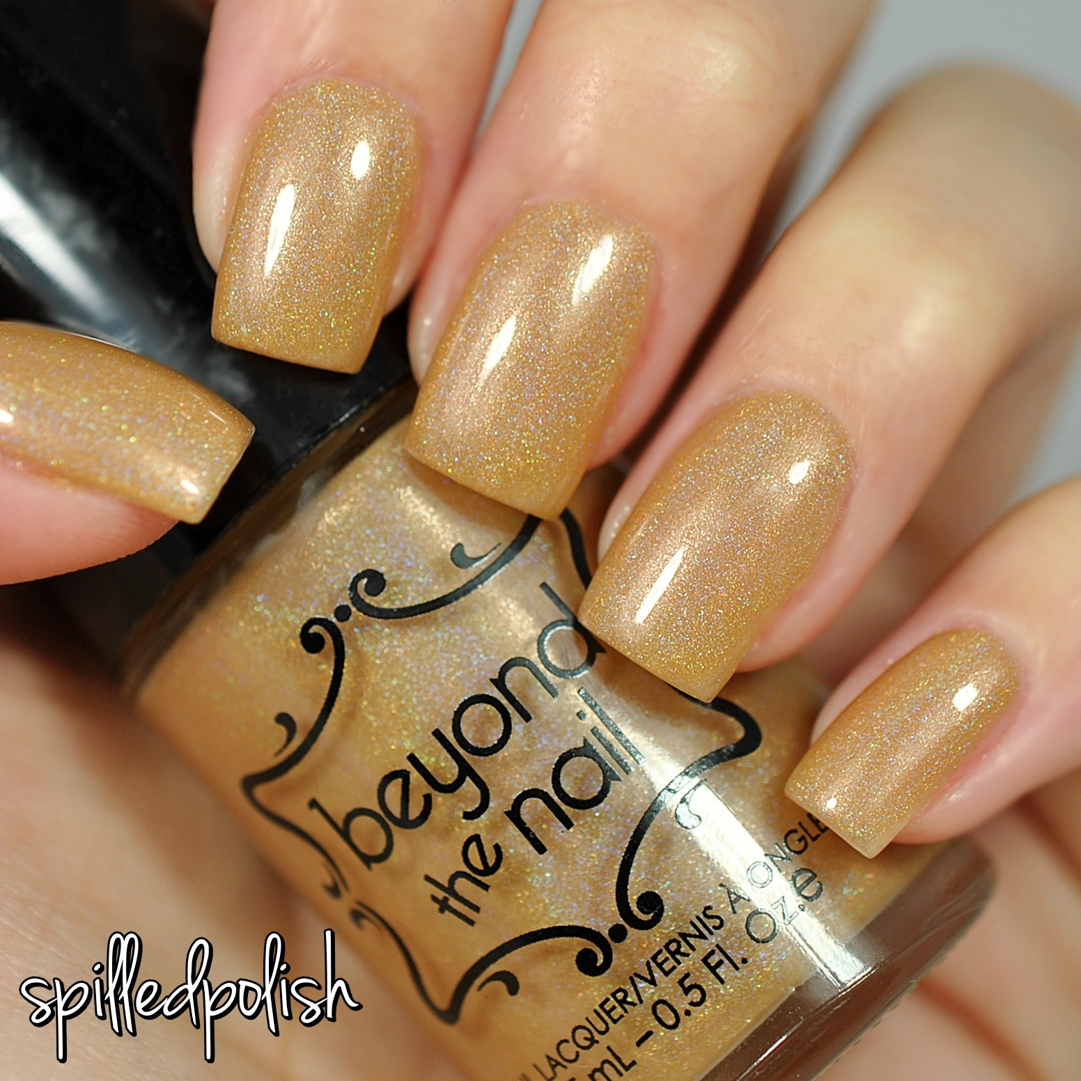 spilledpolish: Beyond the Nail - Champagne