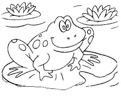 frog coloring pages
