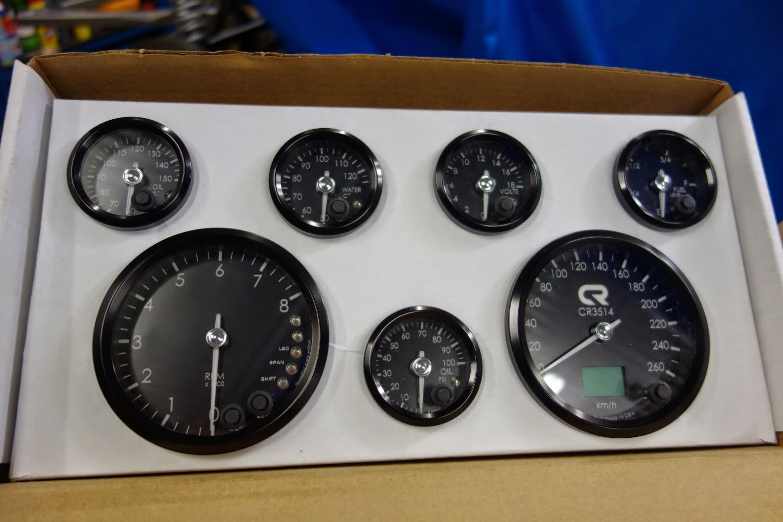 AC Cobra 427SC Replica Classic Revival CR3514 Sensors & Gauges