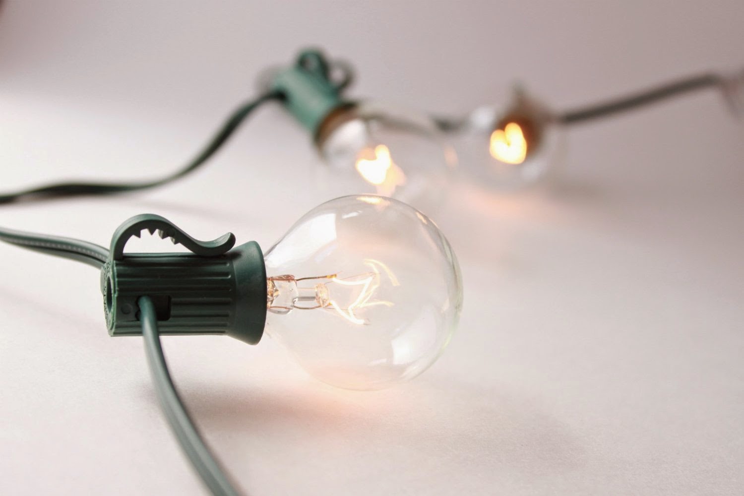 Oma Loves U!: Clear Globe String Lights - Indoor & Outdoor Use #brillantelights