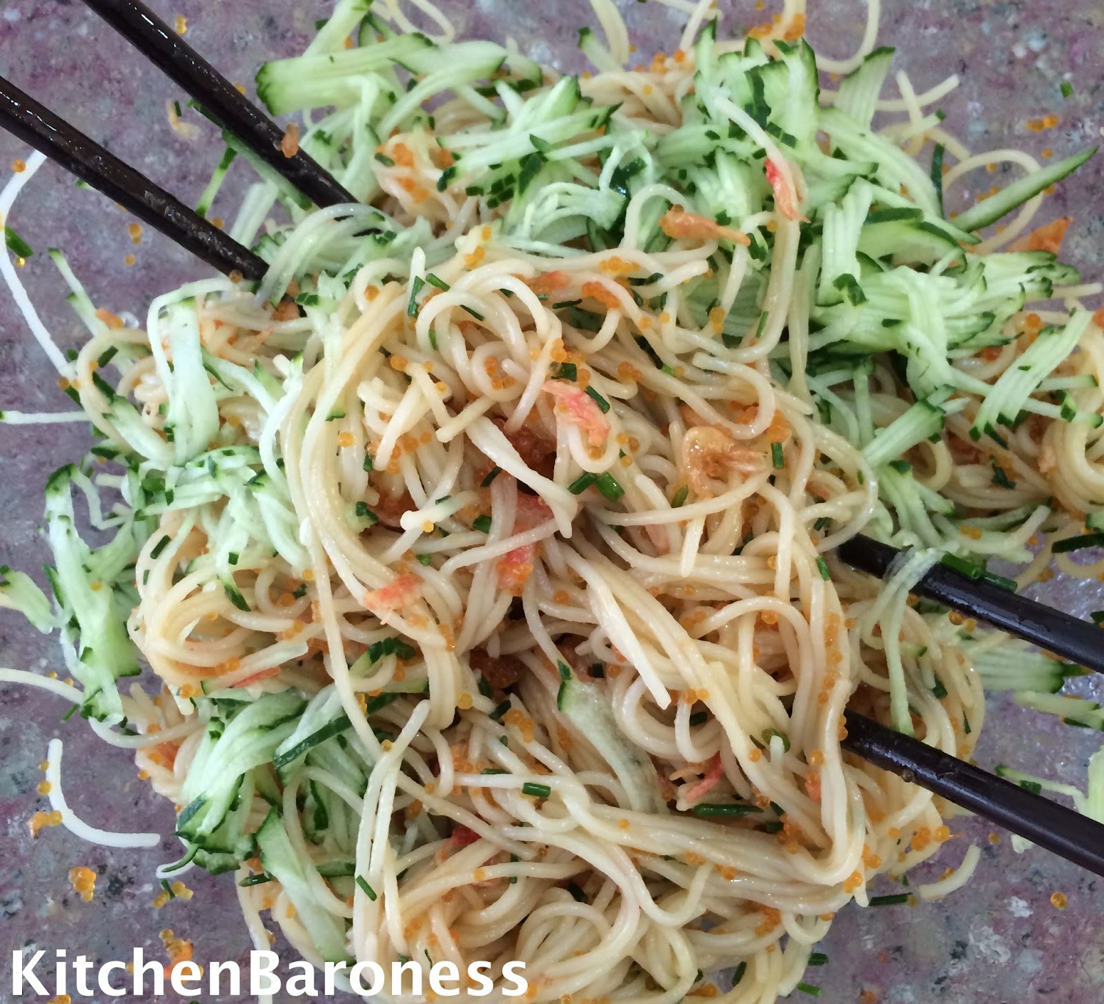 KitchenBaroness Japanese Inspired Truffle Noodles With Tiny Sweet