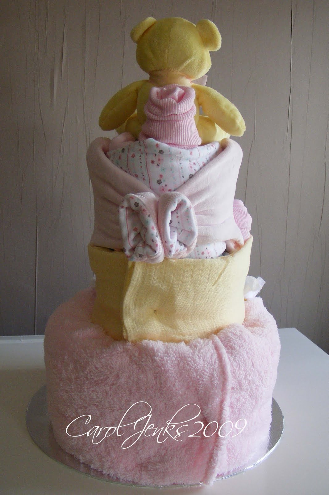 Carol's Crafty Corner Nappy Cake Tutorial