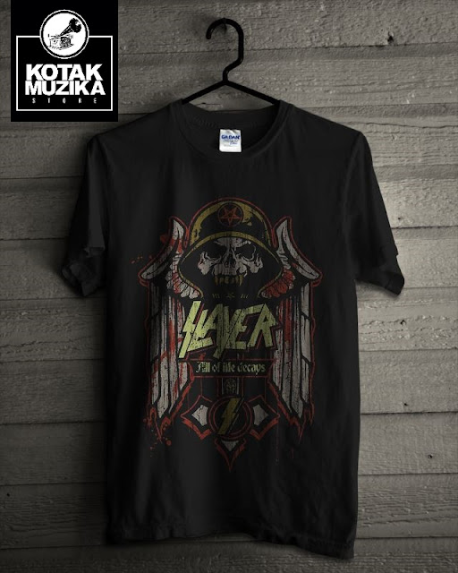 Slayer All Of Life Decays Black Tee