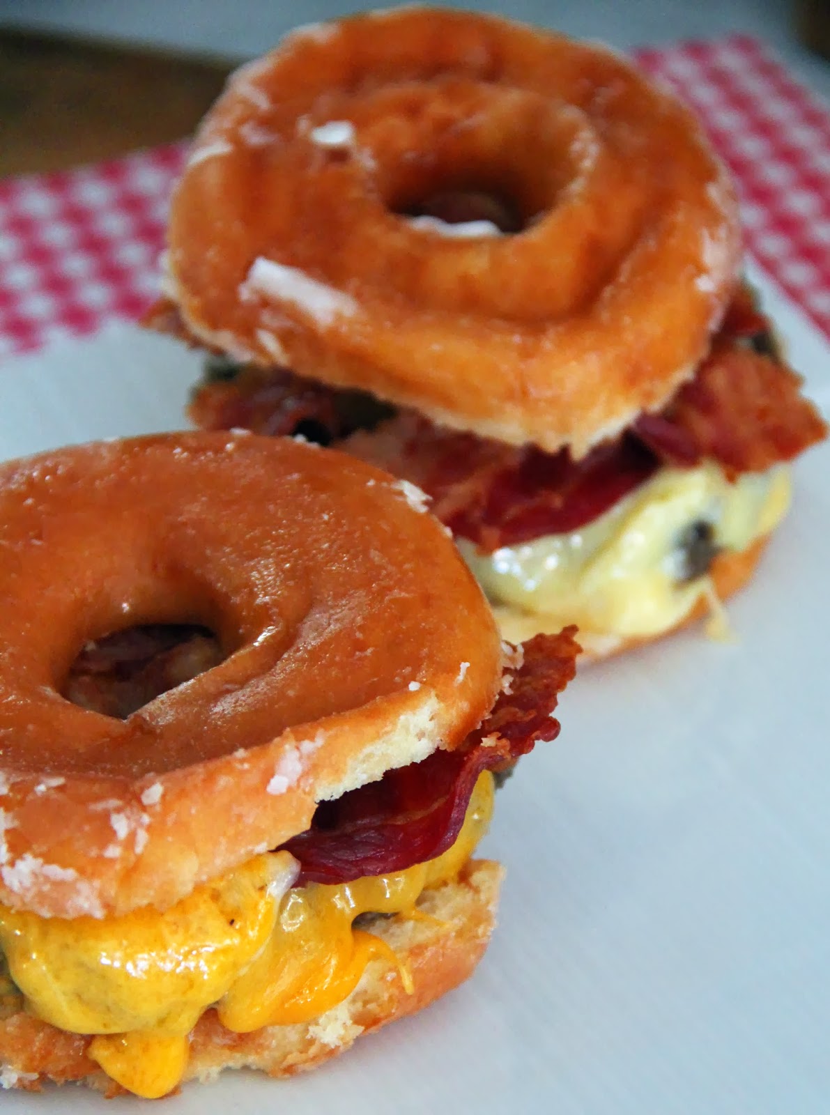 Jo and Sue Donut Bacon Cheeseburger