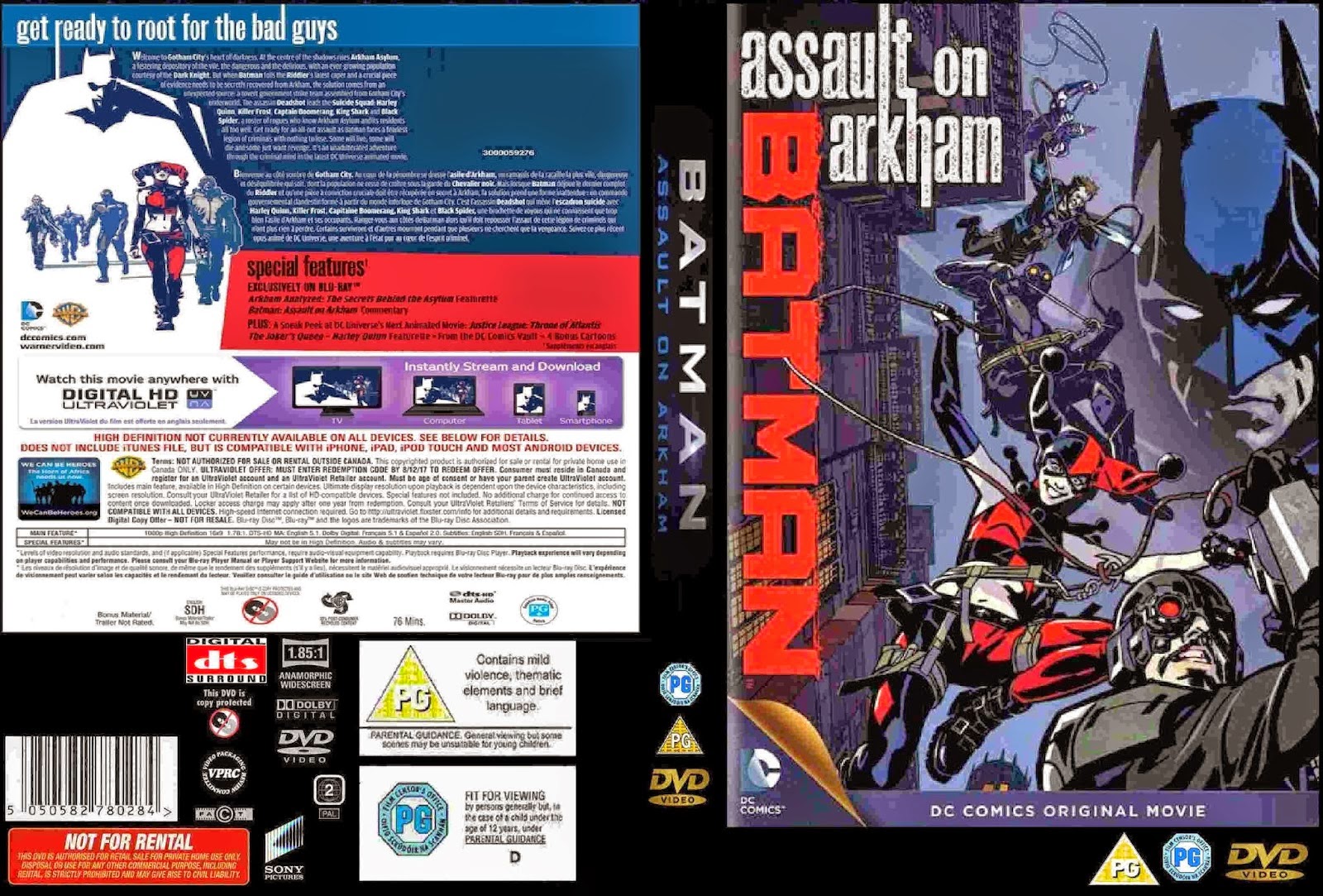 Batman Assalto em Arkham BluRay 720p e 1080p
