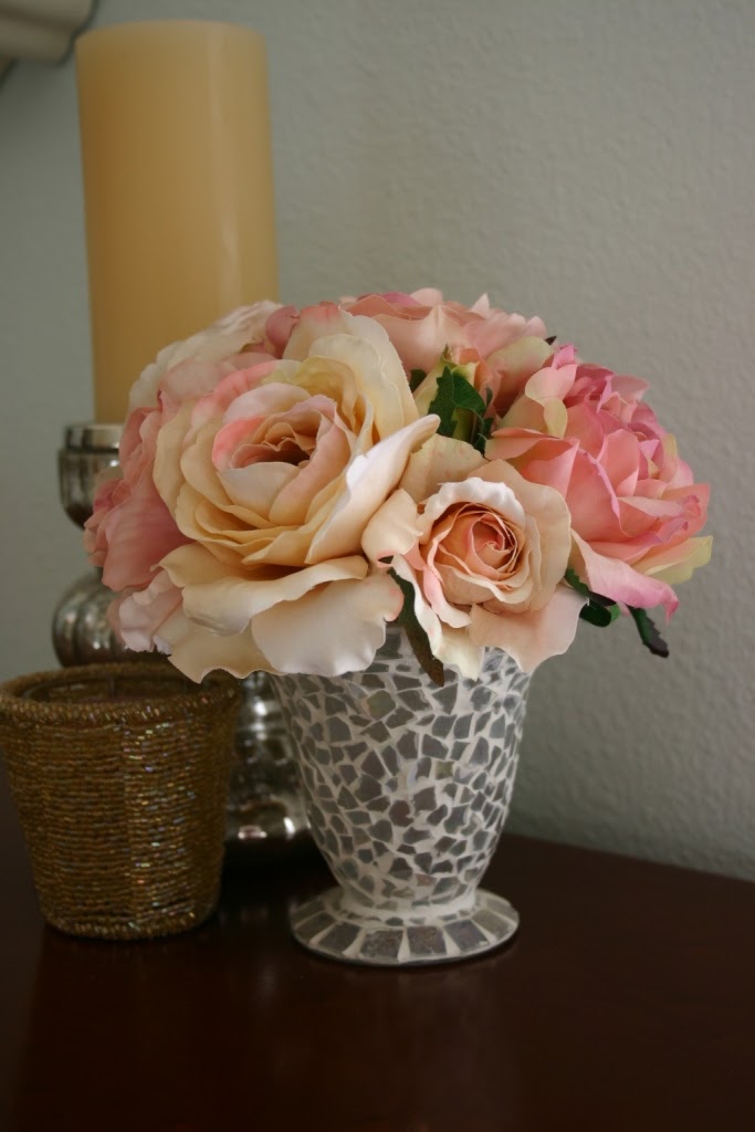 Jenuinely Inspired DIY Faux Flower Arrangement