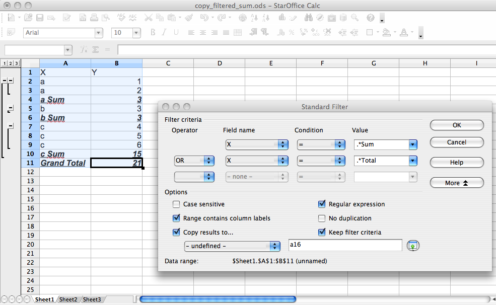 Andreas' Technical Tidbits copy subtotal cells only