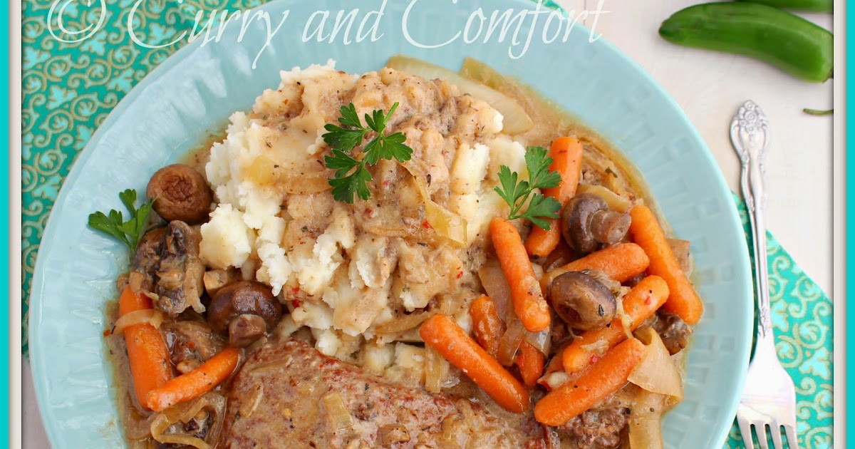 Kitchen Simmer Slow Cooker Steak in Mushroom Gravy