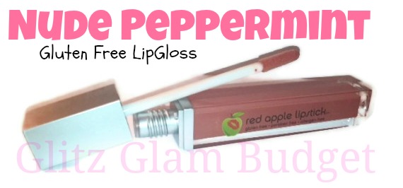 Red Apple Lip Gloss in Nude Peppermint