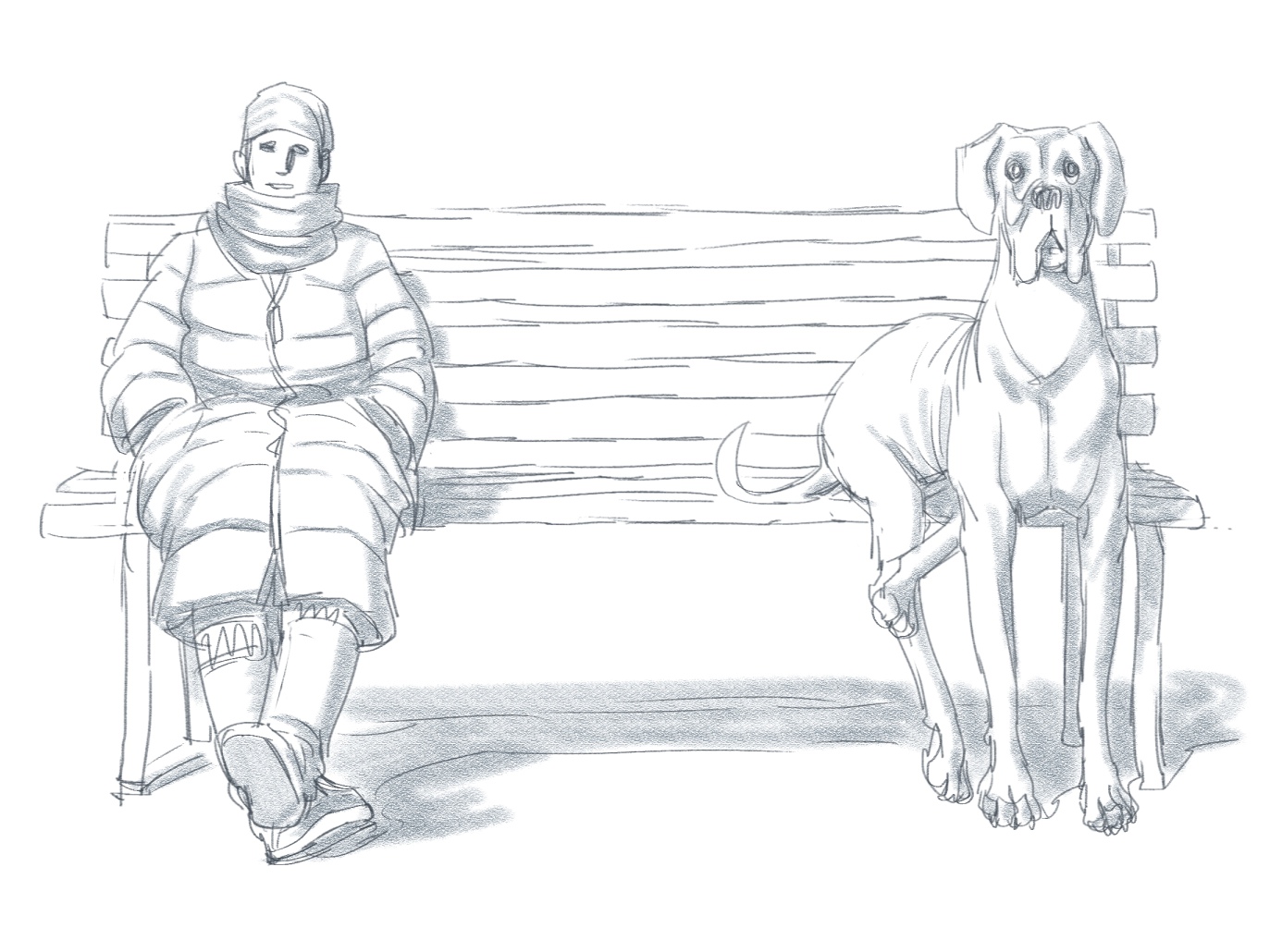 Segni Della Fumettista Curiosa Cani Al Parco