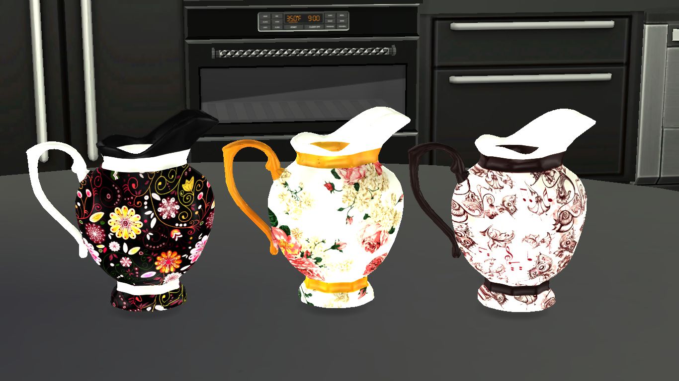 Sims 4 Custom Content Download Classic Themed Functional Tea Set