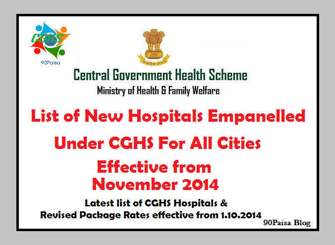Cheap Ticket Cghs Hospitals