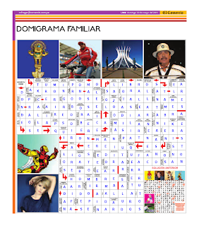 Solución del Dominigrama Familiar del domingo 22 de mayo del 2011