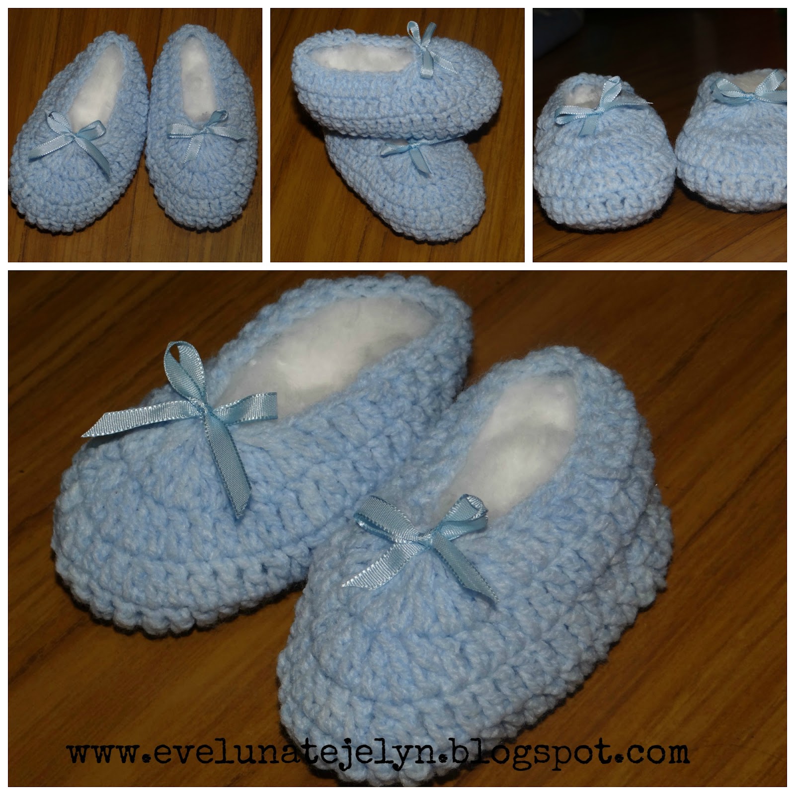 tejequeteteje: Escarpines sencillos tejidos a crochet