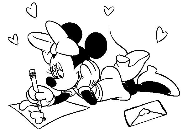 Minnie Mouse Coloring Pages