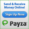 Send and receive money online with Payza