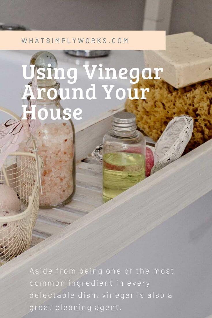 Aside from being one of the most common ingredients in every delicious food and delectable dishes, vinegar is also a great cleaning agent.