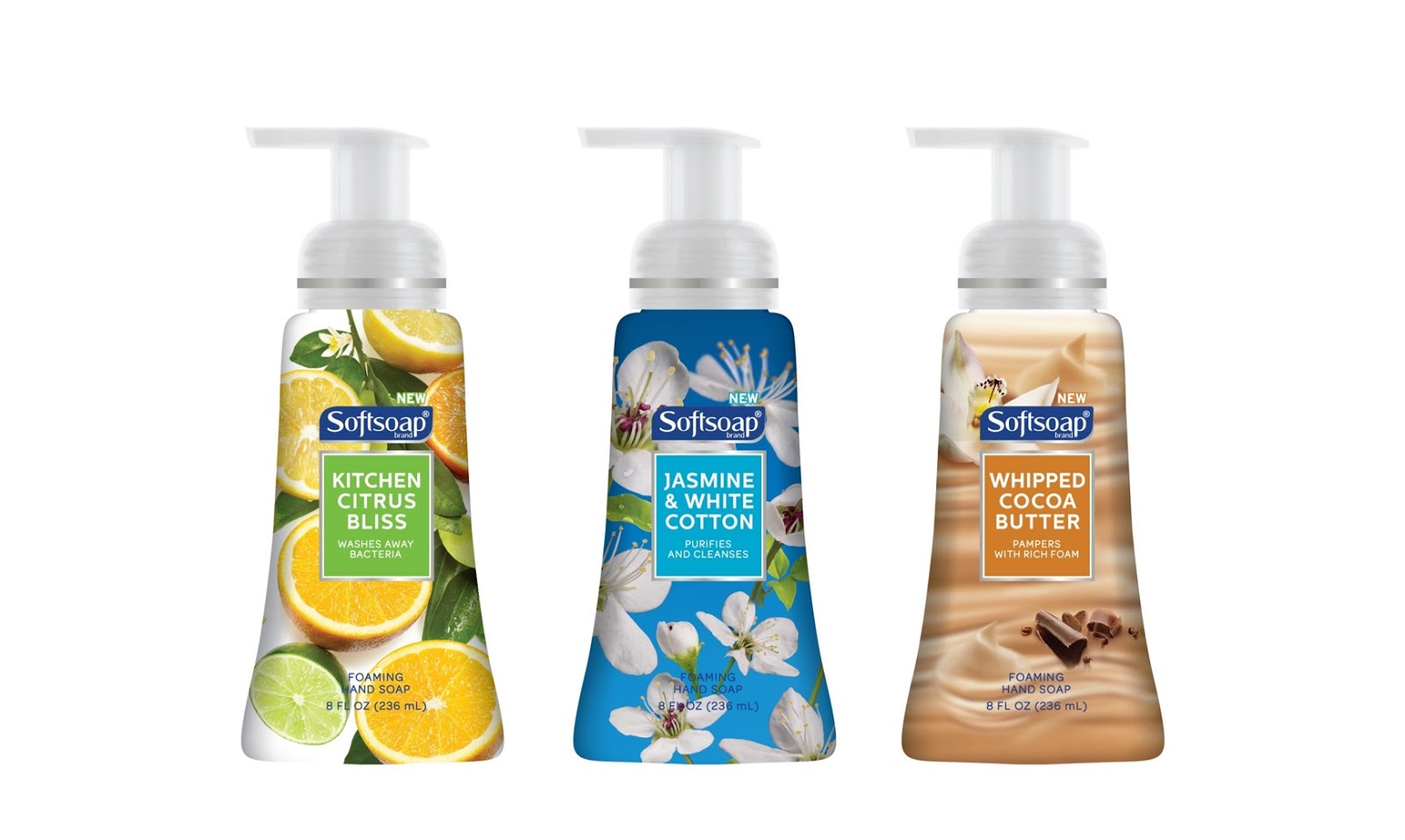 xoxo TiffanyBC Softsoap Fragrant Foaming Hand Soap Collection