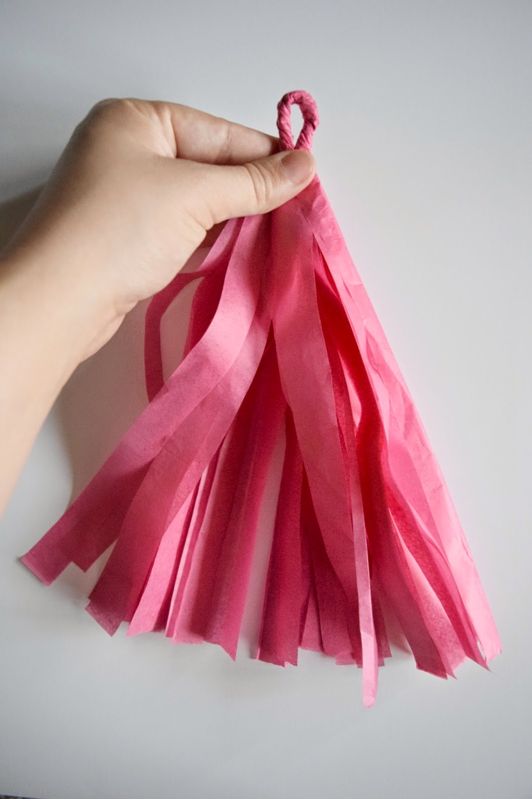 Made2Make DIY Tissue Paper Tassels