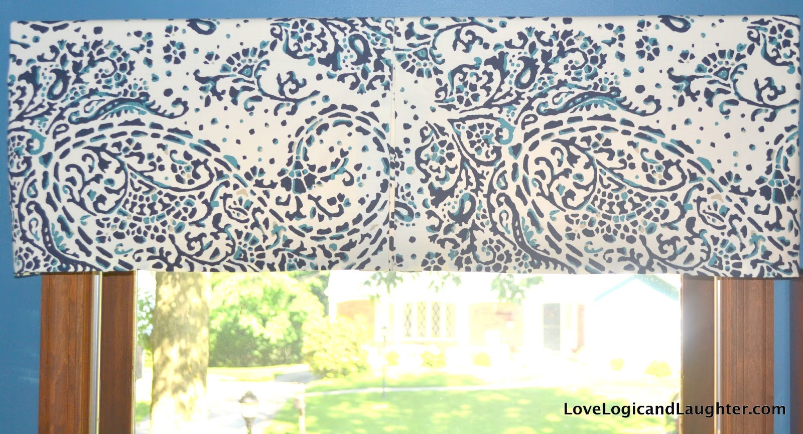 Box Pleat Valance Tutorial Sewing a Valance from a Target Curtain