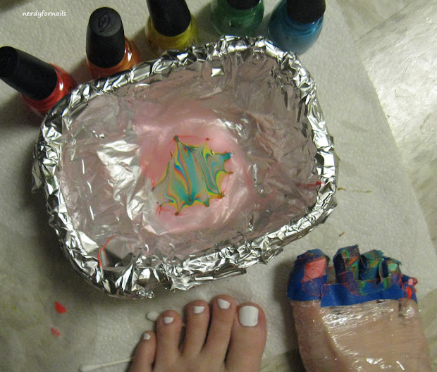 nerdy nails toesday water