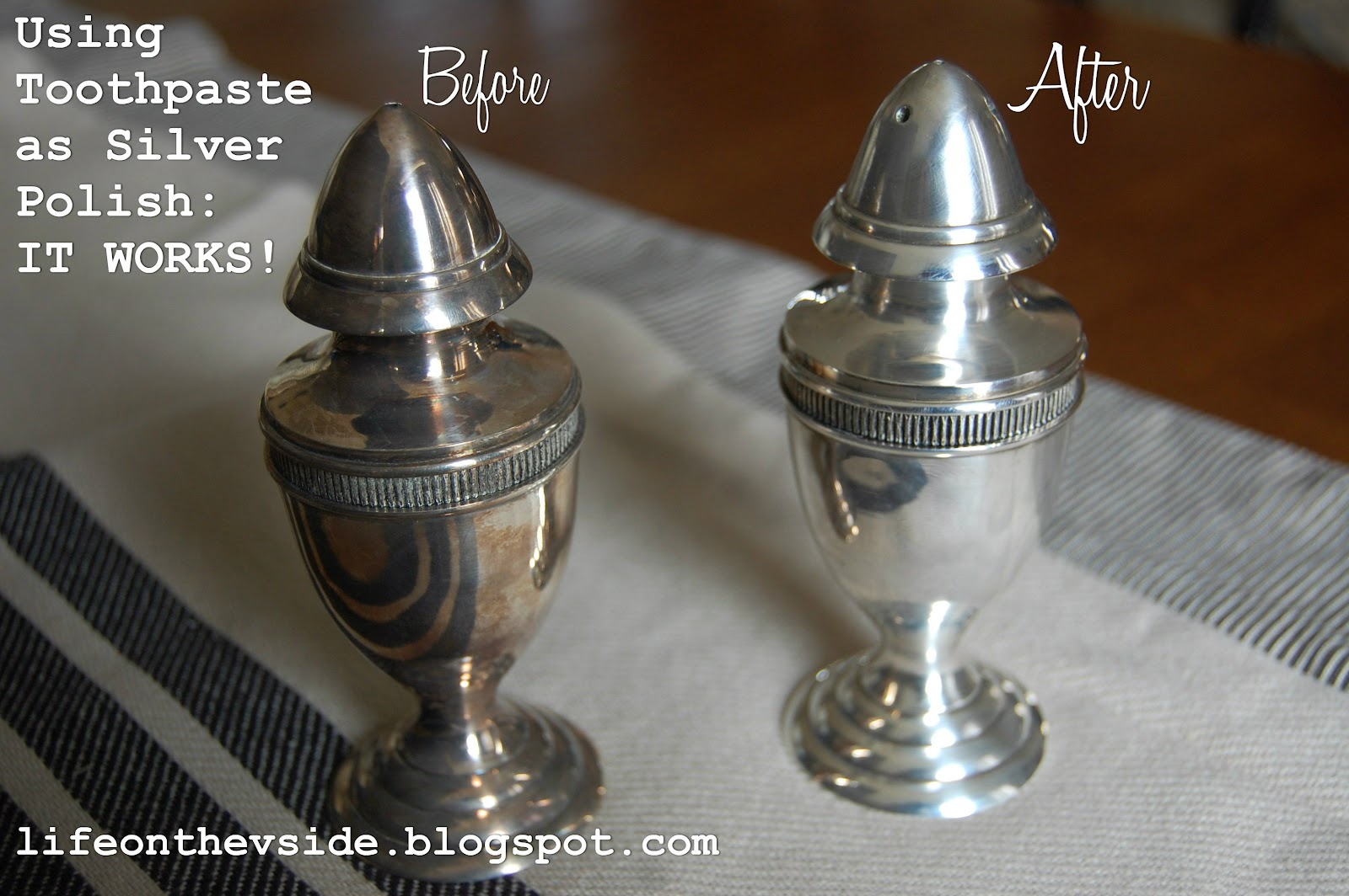 On the V Side Polishing Silver... Without the Polish