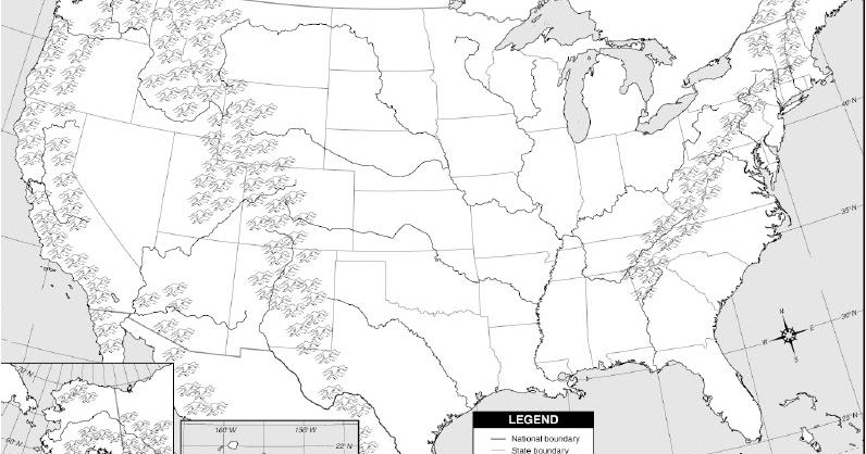 GMS 6th Grade Social Studies : US Physical Map