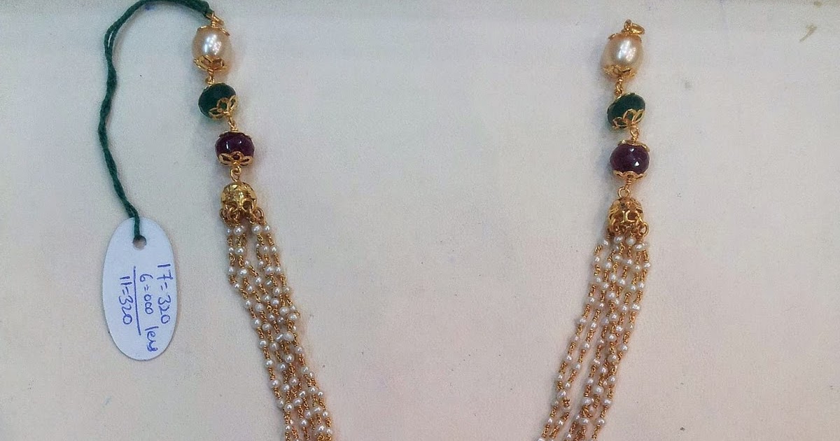 fancy beaded chain with bali design