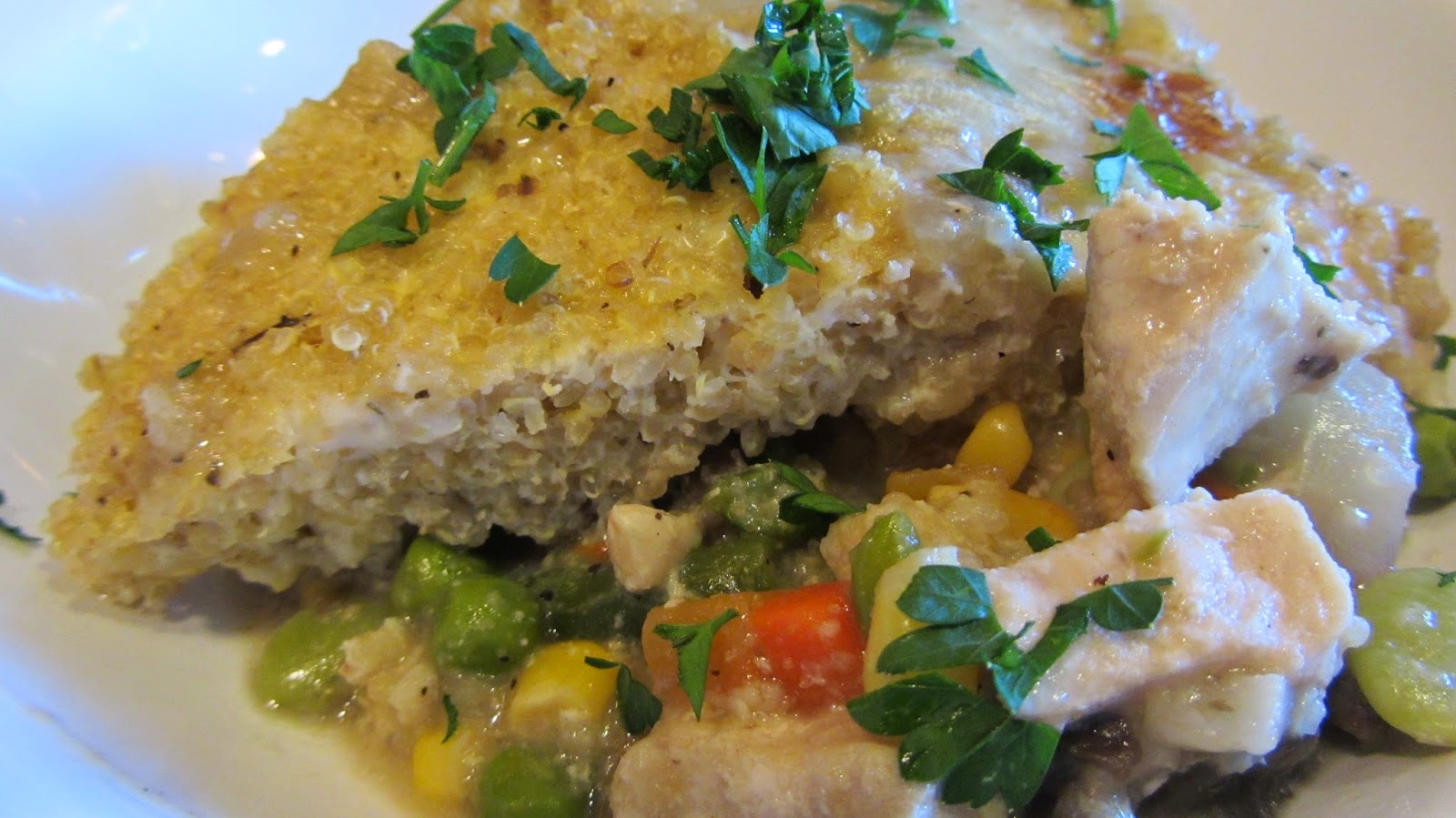 In the Name of Good Taste Quinoa Chicken Pot Pie