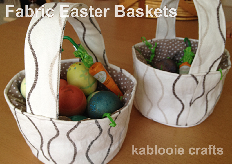 Fabric Easter Baskets