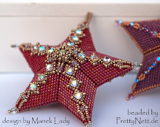 Christmas Ornaments - beaded by PrettyNett.de