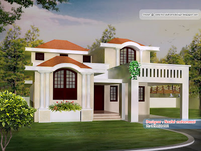 New Homes in Kerala 1900 Sq. Ft