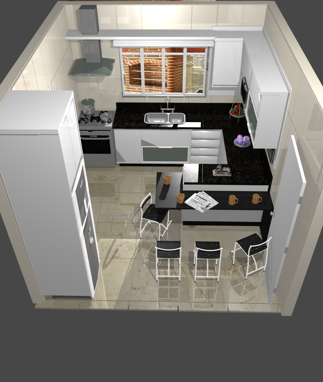 #6D442B para cozinhas cozinhas planejadas dellano dellano cozinhas planejadas 1100x1300 px Projetos Cozinhas Dellano #67 imagens