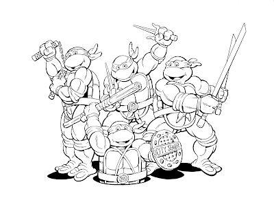 Teenage Mutant Ninja Turtles Coloring Pages