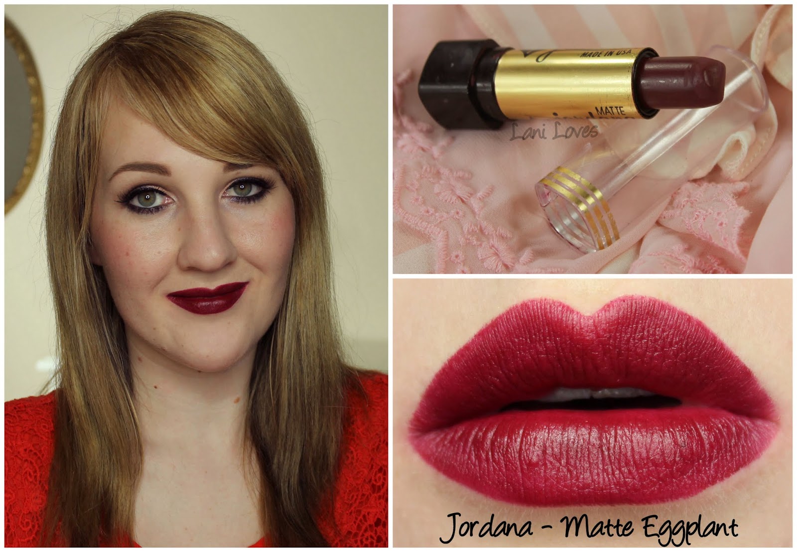 Jordana Lipsticks Swatch Masterpost Lani Loves