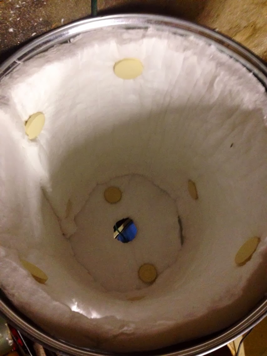 Daydream Believer Pottery Bisque Firing in my Homemade Raku Kiln