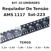 Kit 10 Peças Regulador AMS1117