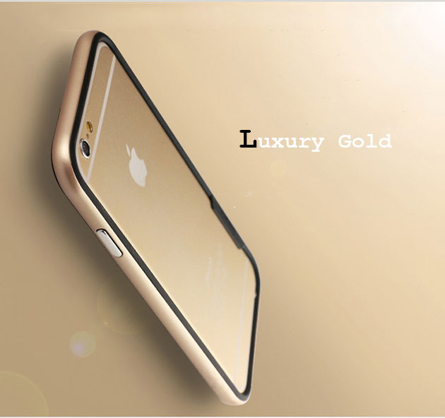 เคส iPhone 6 รหัสสินค้า 119037 สีทองยางดำ
